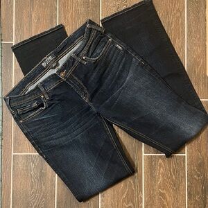 Silver Jeans Women's Deep Indigo Straight Leg Jeans